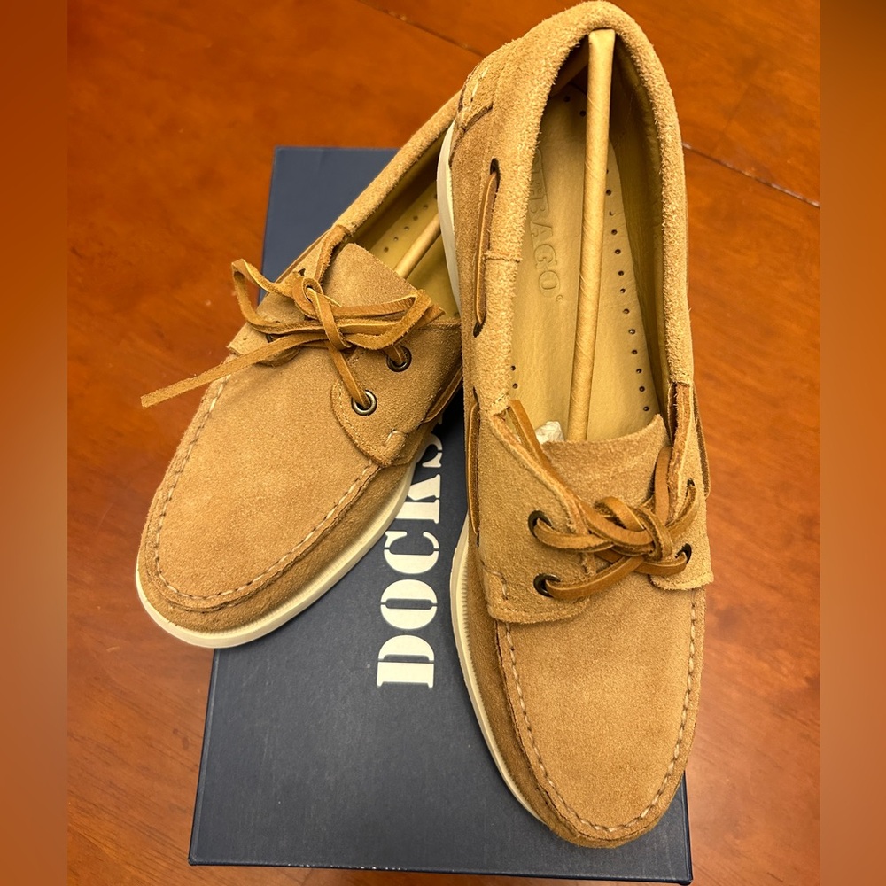SEBAGO DOCKSIDES WOMEN'S brown cognac 11R